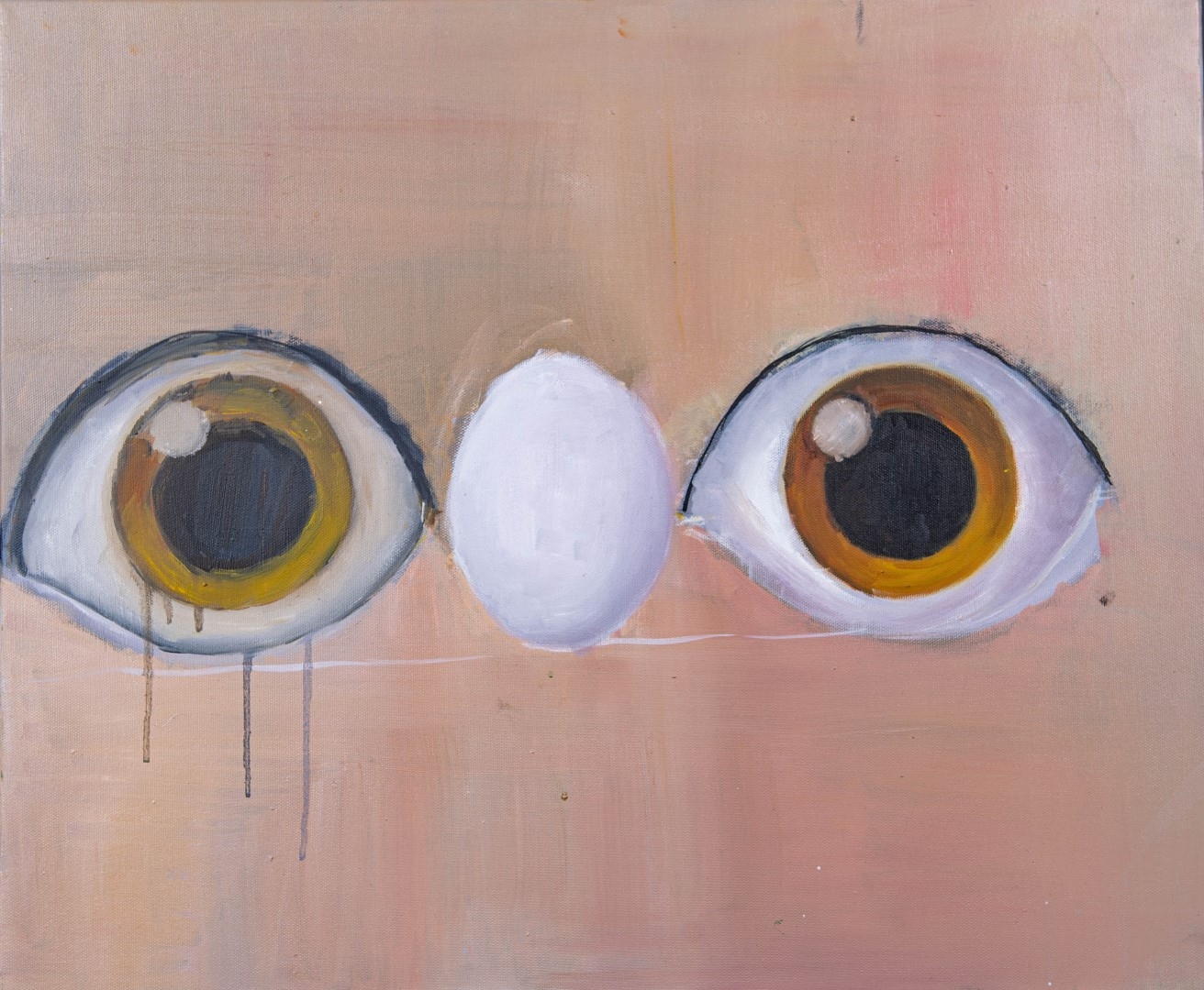 מייסא דאהר, ללא כותרת 2020, שמן על בד צילום: עיסאם סכראן