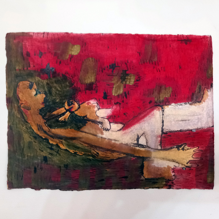 רקפת וינר עומר, לחם ושושנים, ציור, 2019